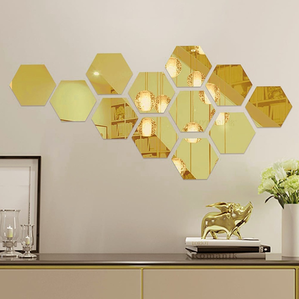 LKA-101 Gold Mirror Sticker | LovelyHome